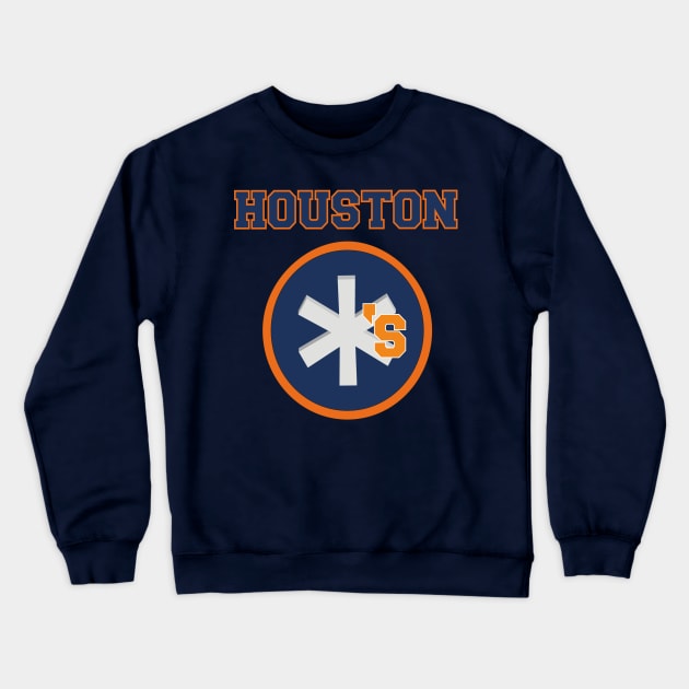 Astros logo as it should be Crewneck Sweatshirt by Tikicat